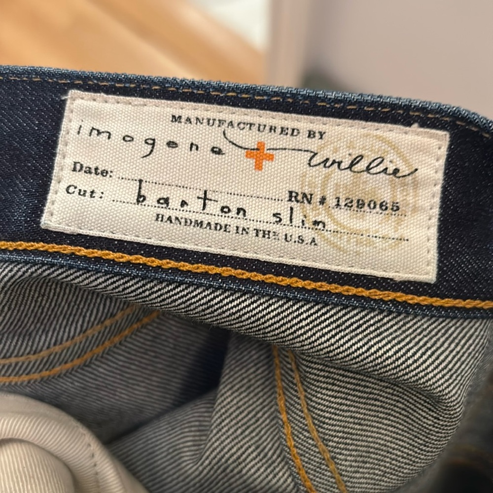 Imogene + Willie Dark Blue Jeans - Picture 3 of 7